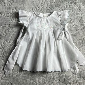 Vintage Fayette pleated pinafore